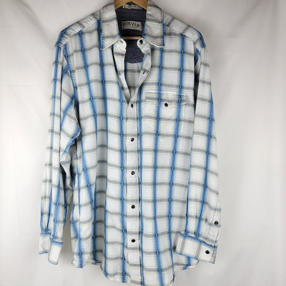 Orvis Other - Orvis Men's 100% Cotton Plaid Flannel Size Large